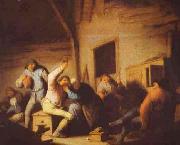 Adriaen van ostade Peasants in a Tavern oil painting
